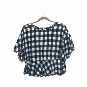 Nordstrom BP Checker Print Blouse